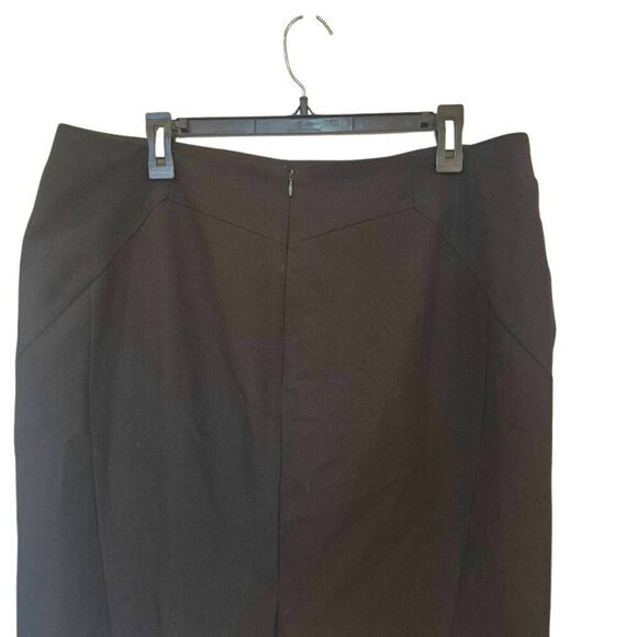 Worthington Women's Black Poly/Rayon/Spandex Lined Pencil Straight Skirt - Picture 5 of 10
